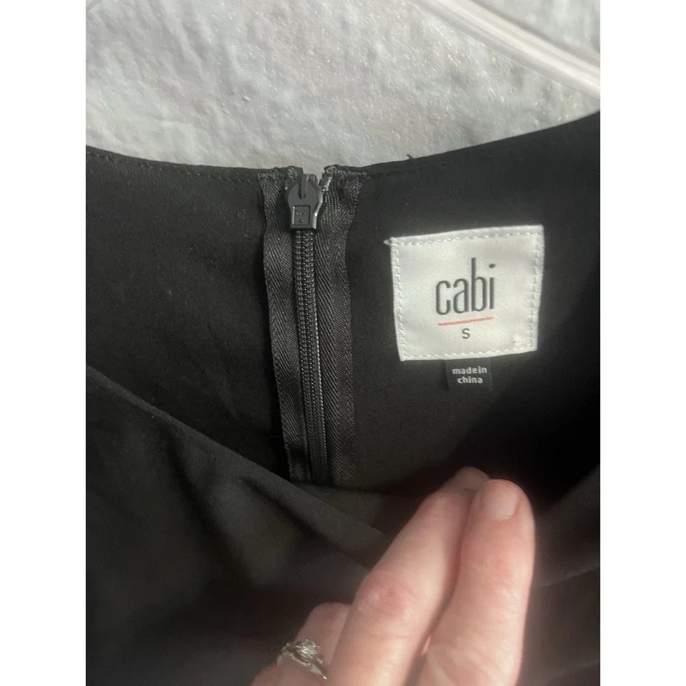 Cabi Women Blouse  Black Size Small‎ 3/4 Sleeve